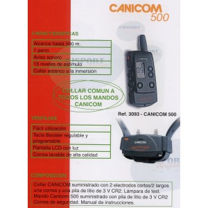 COLLAR ADIESTRAMIENTO CANICON 500 COLLAR ADIESTRAMIENTO CANICON 500