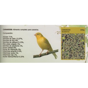 WITTE MOLEN CANARIOS 25 KG. WITTE MOLEN CANARIOS 25 KG.