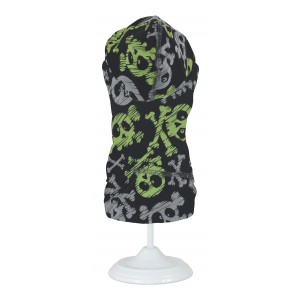 SUDADERA PERRO SKULLS NEON CON CAPUCHA SUDADERA PERRO SKULLS NEON CON CAPUCHA