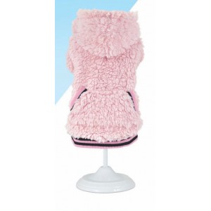 CHAQUETA PERRO ALGODÓN ROSA