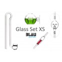 CO2 GLASS SET BLAU XS