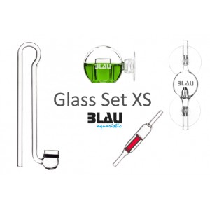 CO2 GLASS SET BLAU XS
