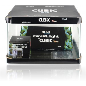 ACUARIO KIT CUBIC BLAU 13 L.