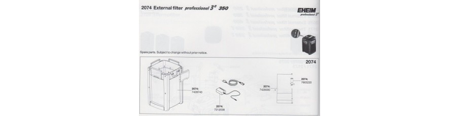 REPUESTOS EHEIM Filtros Profess 3E REPUESTOS EHEIM Filtros Profess 3E